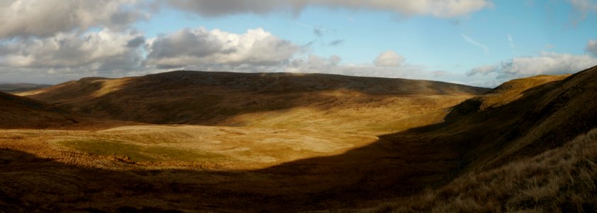 Garreg Las from the slopes of Foel Fraith, Brecon Beacons