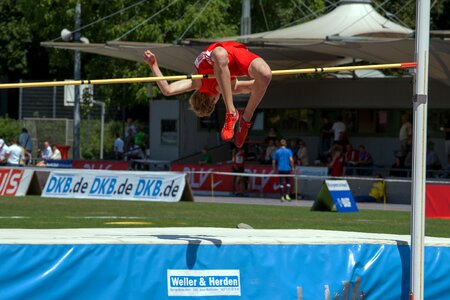 Athletics high jump junior gala mannheim