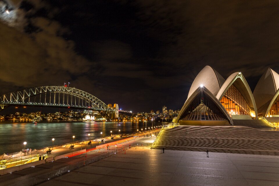 Circularquay harbourbridge nightshot