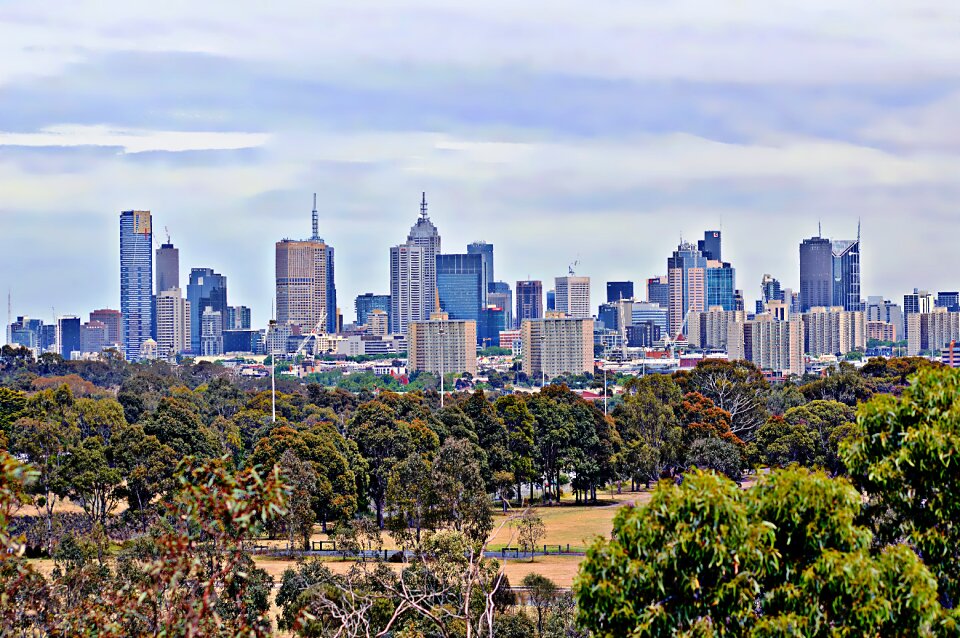 Park urban cityscape