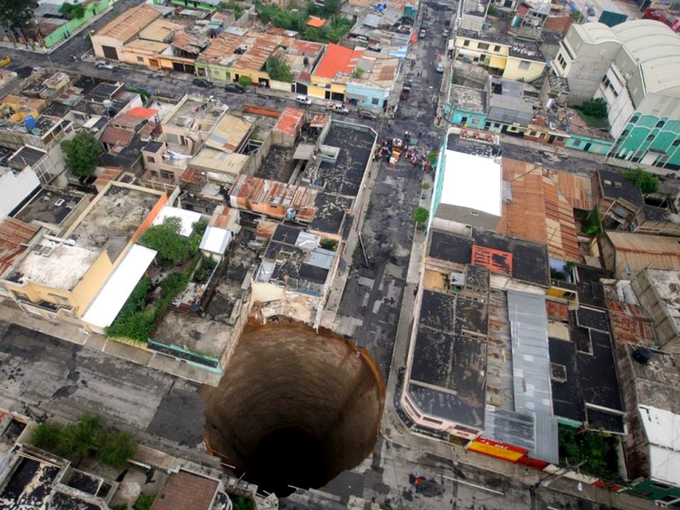 Guatemala City in the spring of 2010