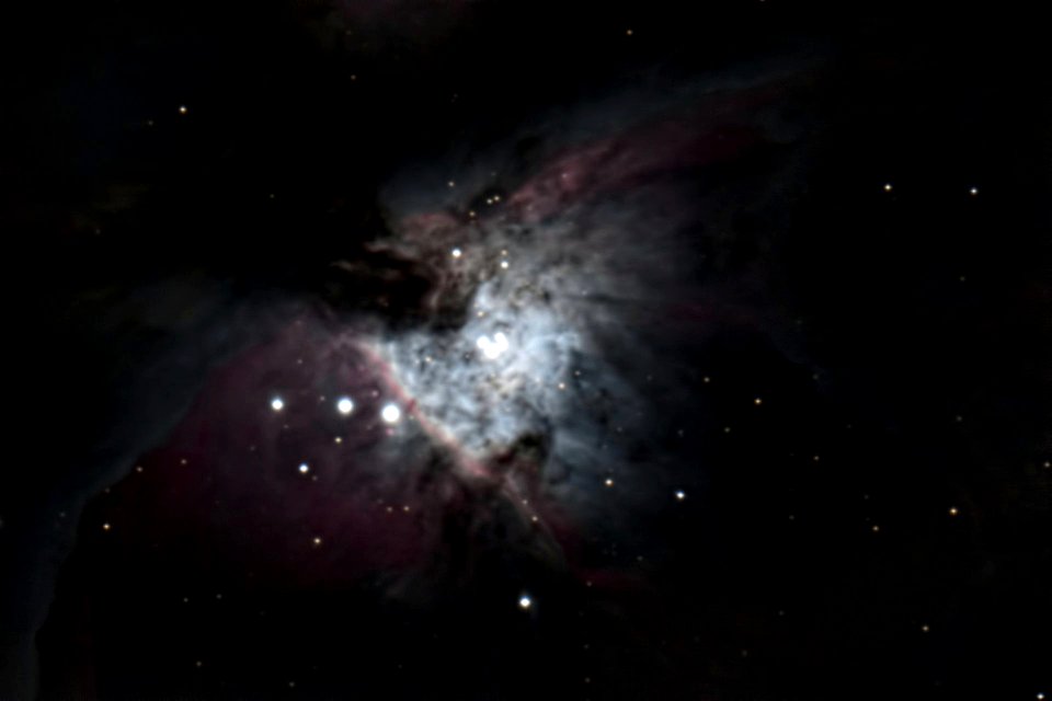 Orion nebula taken with C14 telescope reprocessed
