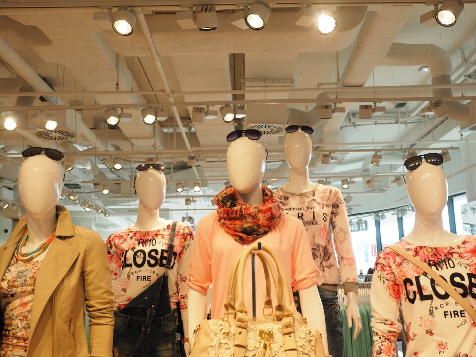Decoration fashion industry shopping
