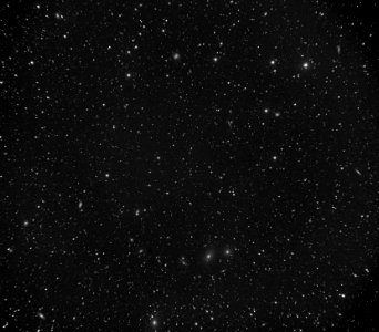 Virgo galaxy cluster photo