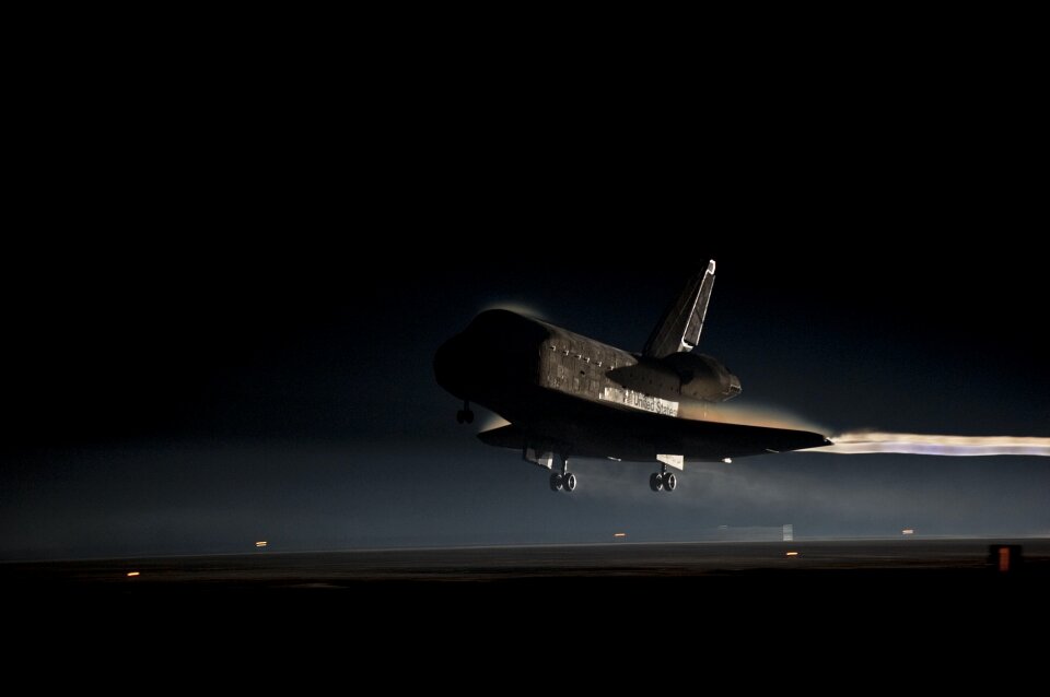 Night runway lights