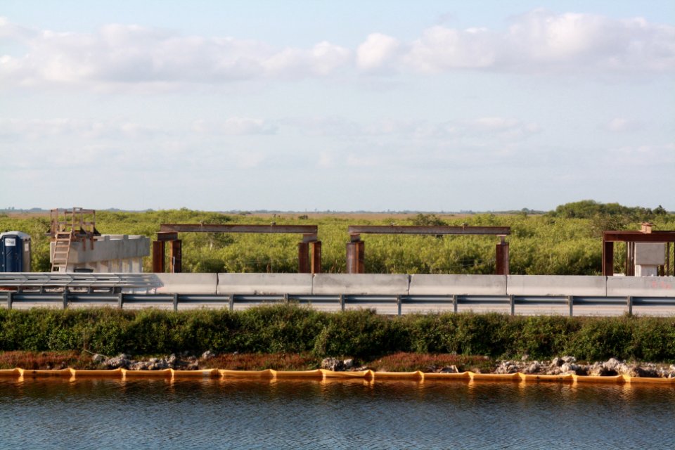 Beginning of new bridge