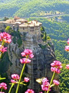 Buildings scenic greece
