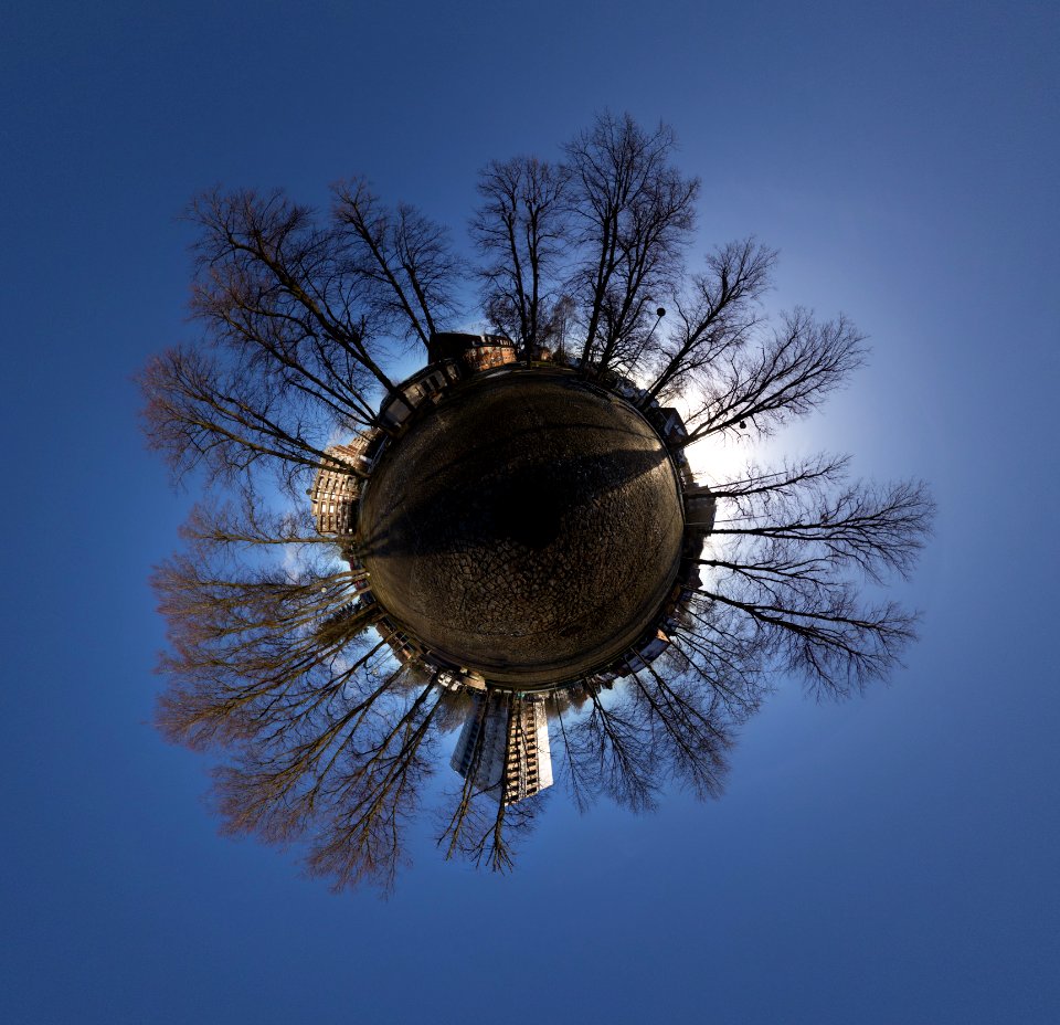 Dorfplatz Raisdorf little planet