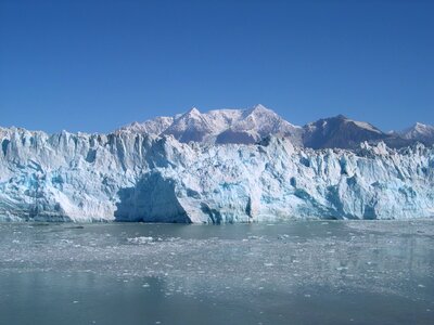 Glacier blue nature photo
