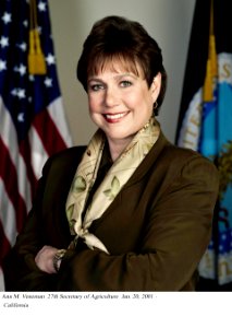 Ann M. Veneman, 27th Secretary of Agriculture, January 2001 - January 2005.