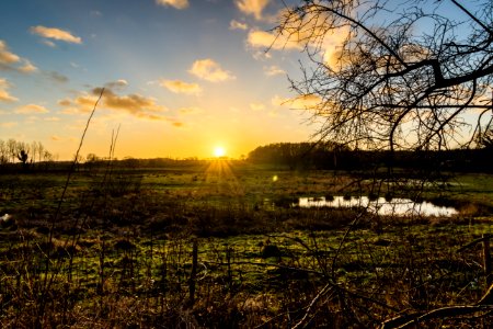 Sonnenuntergang Saggau HDR