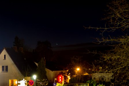 Jupiter & Saturn in der Abenddämmerung