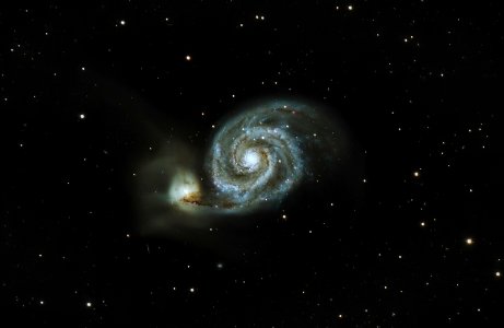 Whirlpool Galaxy M 51 (LRGB composite) photo