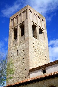 Church tower building