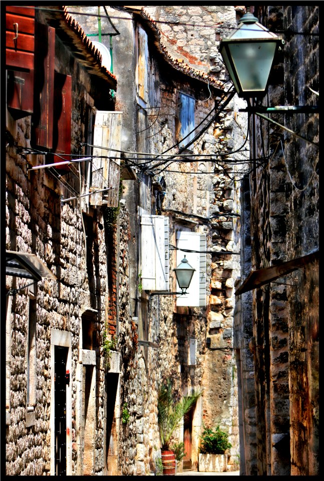 Stock Old Town shot