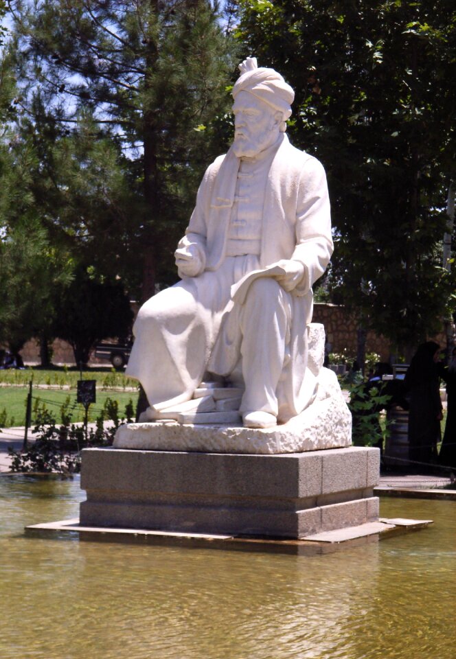 Firdousi persian poet statue