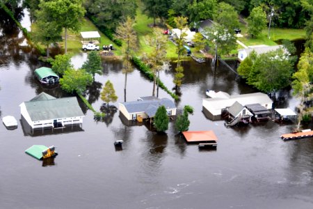 Coast Guard overflight of South Carolina flooding