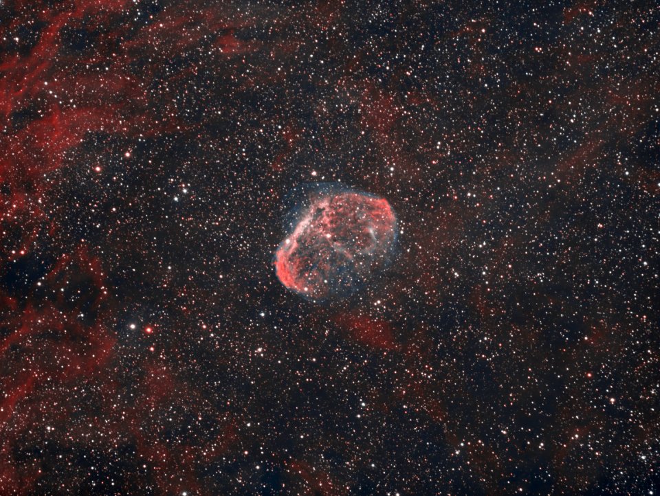 Crescent Nebula NGC 6888 (HOO)