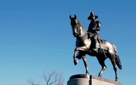 Boston George Washington Statue photo
