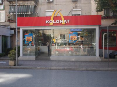 Kolonat restaurant; Tirana