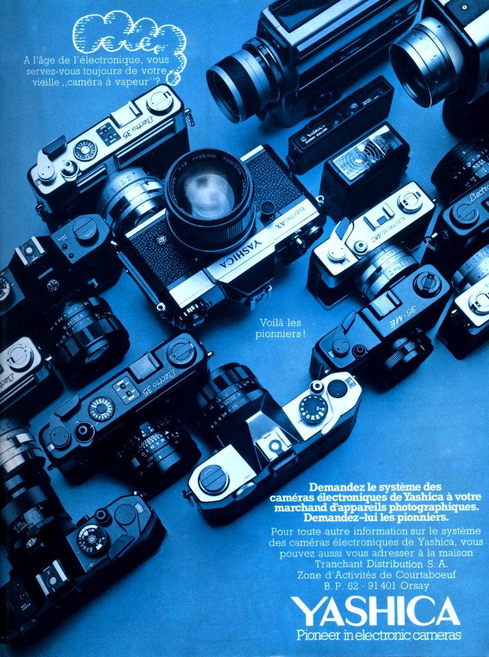 Yashica - pioneer in electronic camera