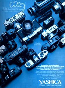 Yashica - pioneer in electronic camera photo