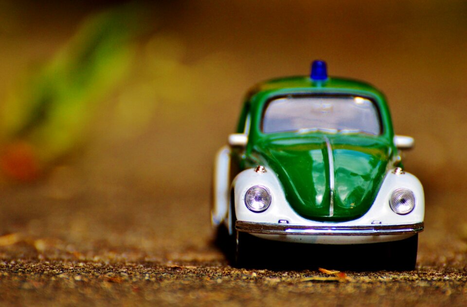 Beetle vw patrol car