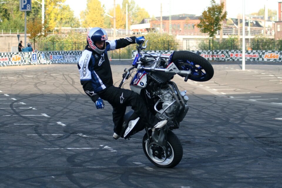 Stunt show intermot motorcycle