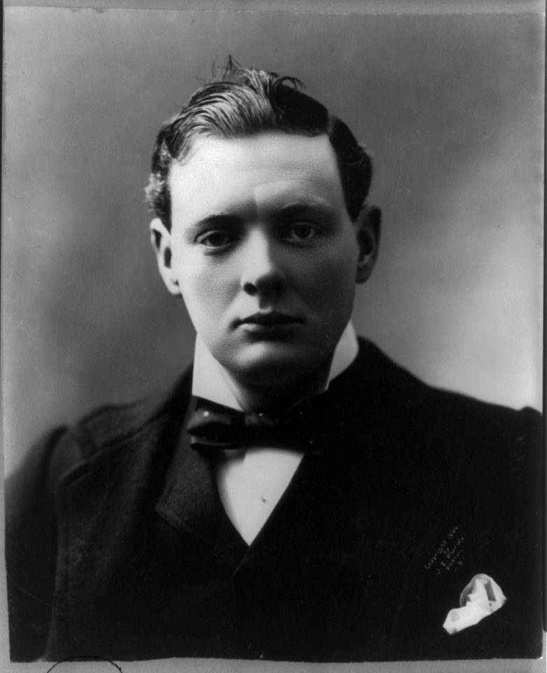 No Known Restrictions: Sir Winston Leonard Spencer Churchill, ca. 1900 by J.E. Purdy (LOC)