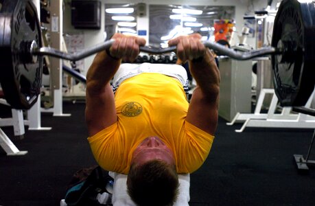 Male gym fitness