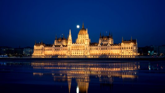 Budapest at night. photo