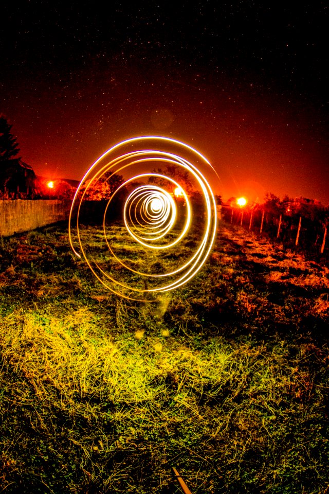 playing with lights at fisheye under