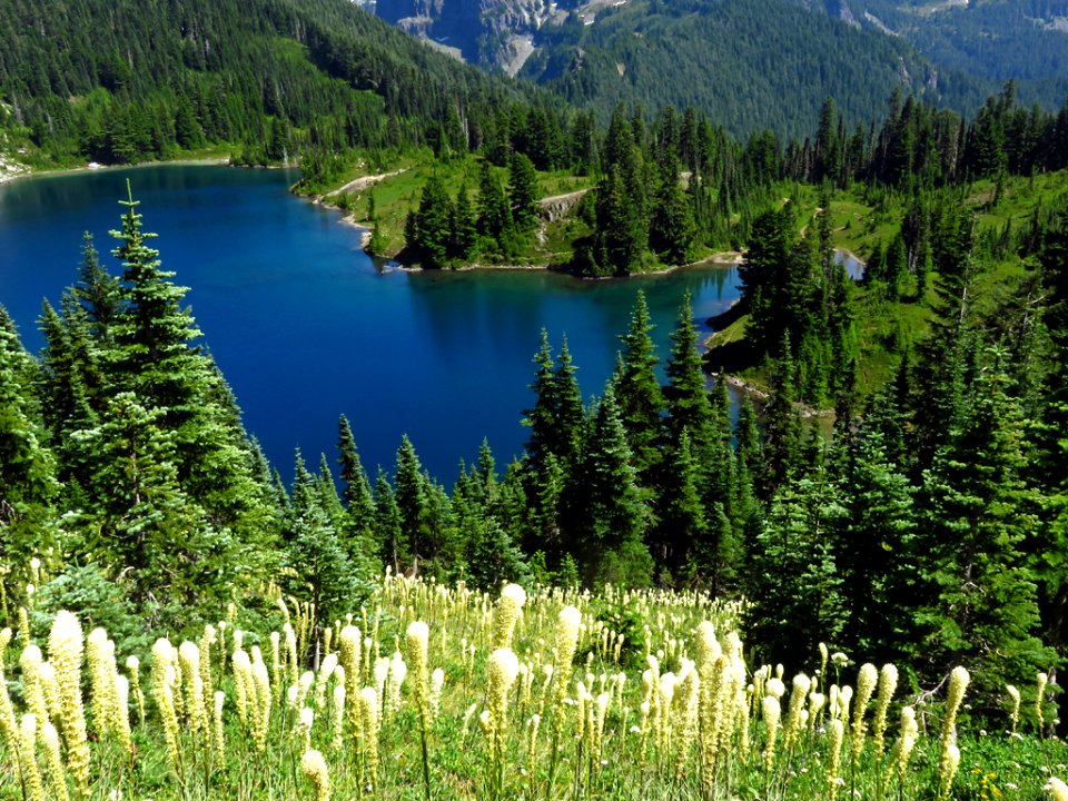 Eunice Lake at Mt. Rainier NP in WA
