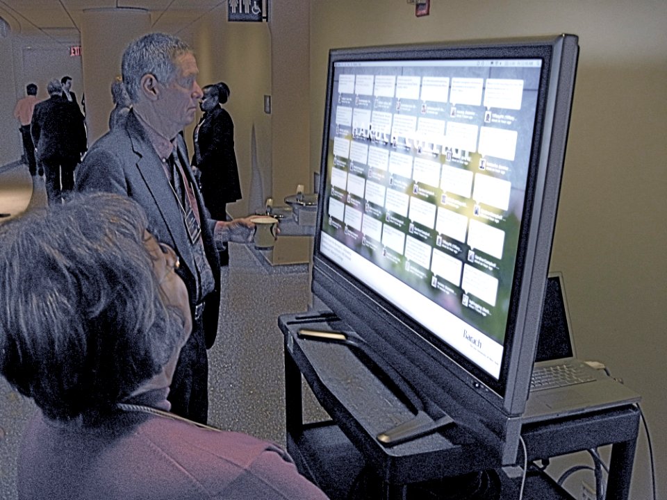 Eyes Glued to the Twitter Camp Screen