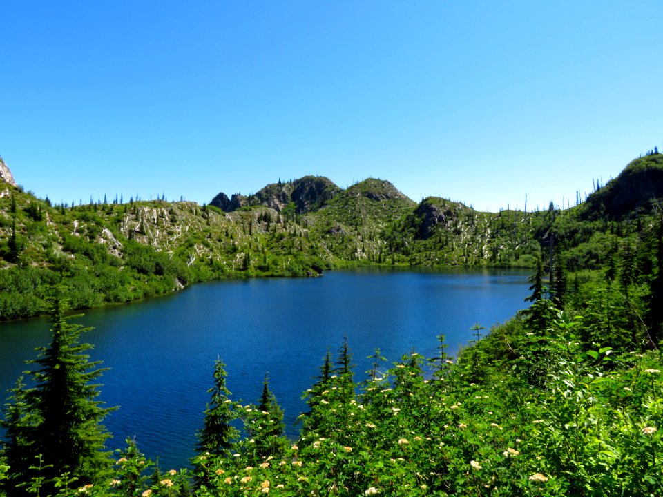 Panhandle Lake at Mt. Margaret Backcountry in WA