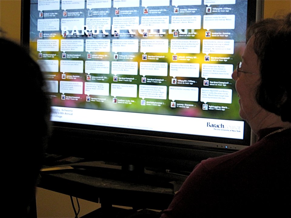 Eyes Glued to the Twitter Camp Screen