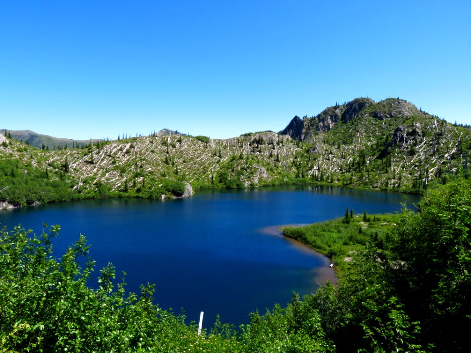 Panhandle Lake at Mt. Margaret Backcountry in WA