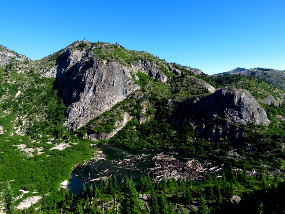 Grizzly Lake at Mt. Margaret Backcountry in WA
