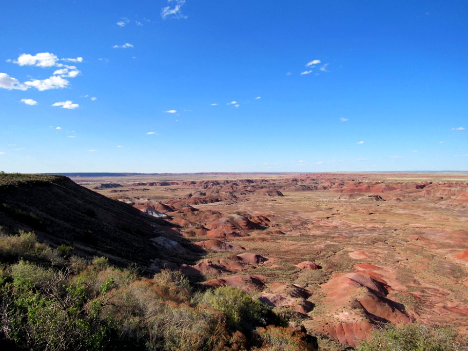 Painted Desert at Petrified Forest NP in Arizona photo