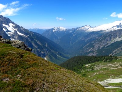 Cascade Pass Trail at North Cascades NP in WA
