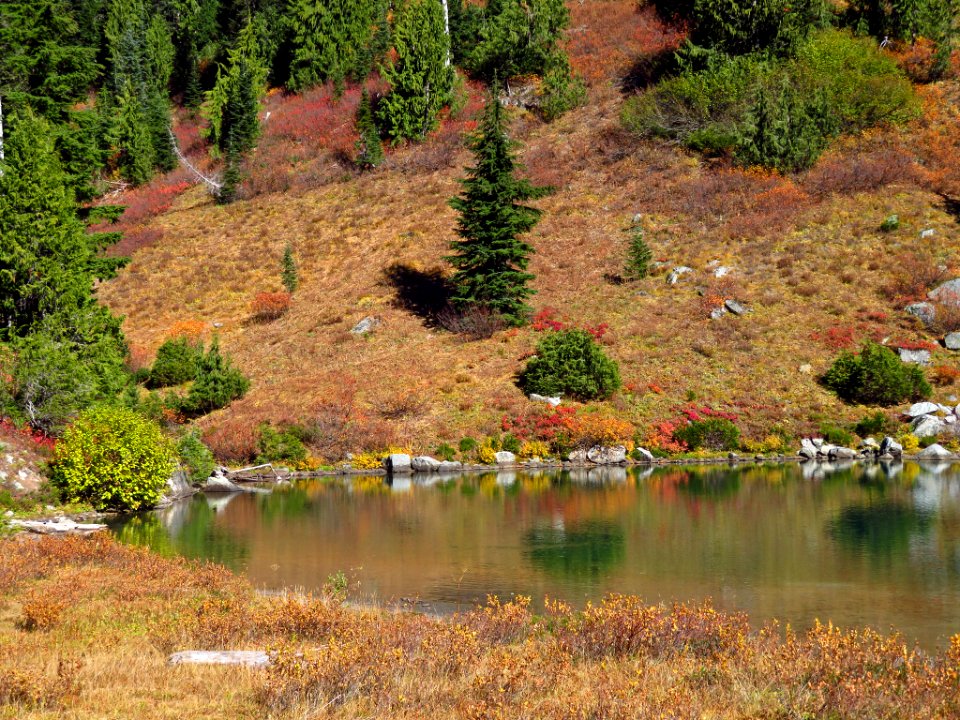 Tatoosh Lakes at Tatoosh Ridge in WA