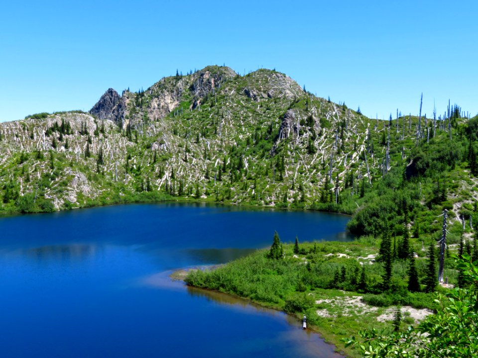 Panhandle Lake at Mt. Margaret Backcountry in WA