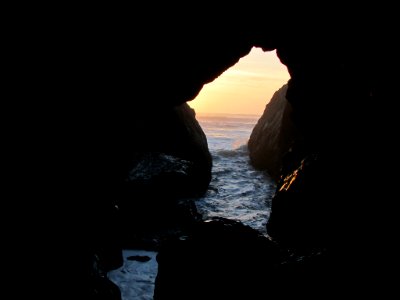 Sunset at Ruby Beach at Olympic NP in WA
