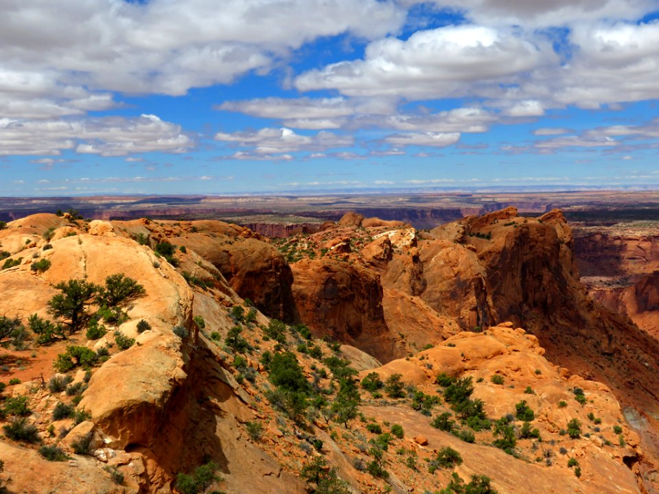 Upheaval Dome at Canyonlands NP in UT