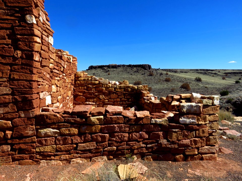 Lomaki Pueblo Ruin at Wupatki NM in AZ