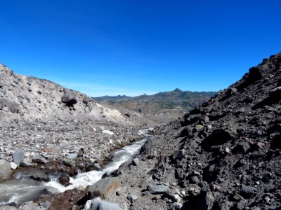 Loowit Falls Trail at Mt. St. Helens NM in WA photo