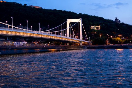 Erzsebet Bridge in Budapest photo