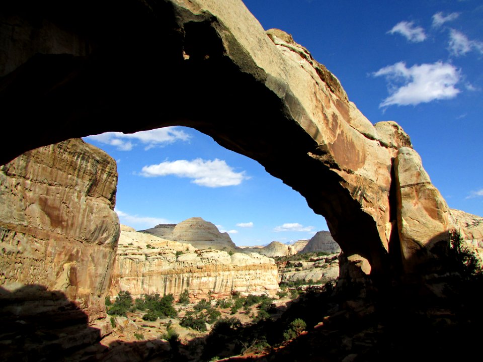 Hickman Natural Bridge at Capitol Reef NP in Utah