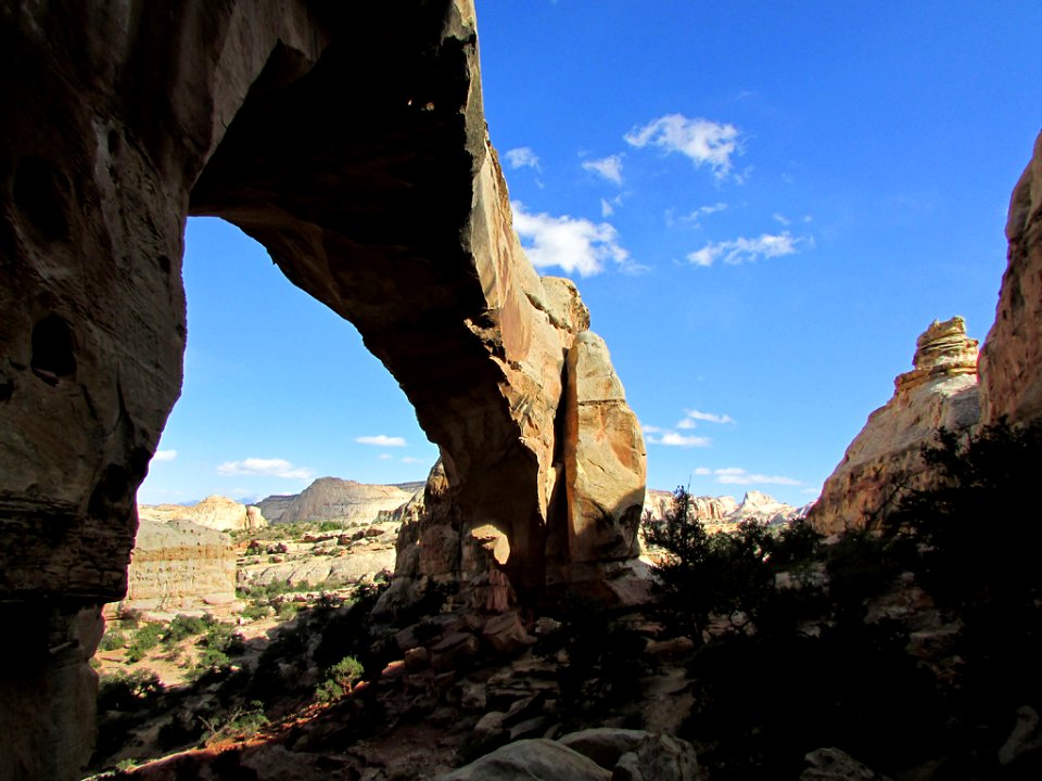 Hickman Natural Bridge at Capitol Reef NP in Utah