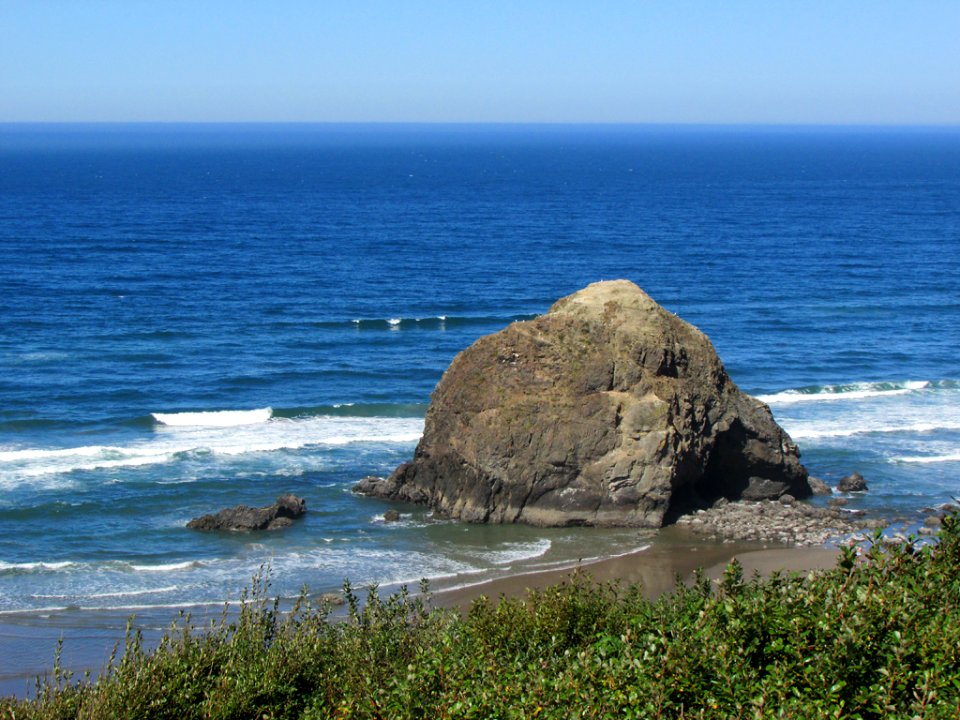 Cannon Beach at Pacific Coast in OR